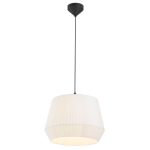 Nordlux Dicte 40 Lampa Wisząca Tekstyl Valkoinen | Nadaje Się Do 1x E27