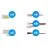 Noxion Taśma LED Naga - Złącze Pojedynczy Kolor 8mm - Średni 30szt