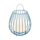 Nordlux Lampa Stołowa Jim To-Go Portable Akumulator Niebieski 3W 300lm - 827 Bardzo Ciepła Biel | 3-Stopniowy Ściemnianie 